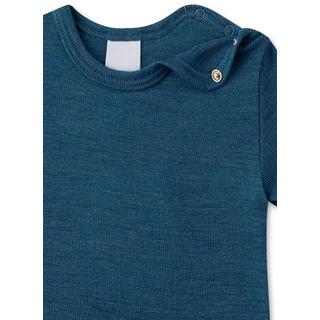 Sanetta  Merino/Seide Body uni blau 