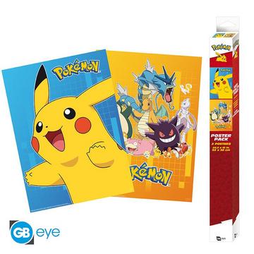 Poster - Pack de 2 - Pokemon - Pikachu & Friends