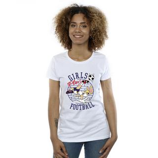 LOONEY TUNES  Girls Play Football TShirt 