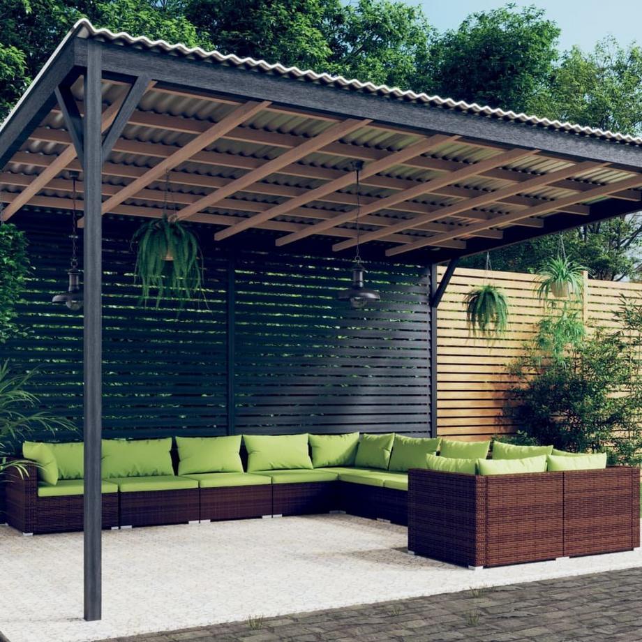 VidaXL Garten-lounge-set poly-rattan  