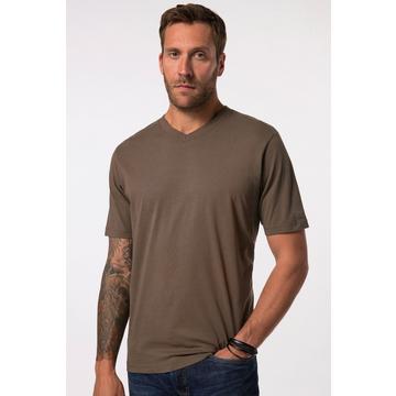 T-Shirt, Basic, V-Ausschnitt, bis 8XL