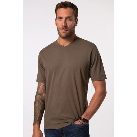 JP1880  T-Shirt, Basic, V-Ausschnitt, bis 8XL 