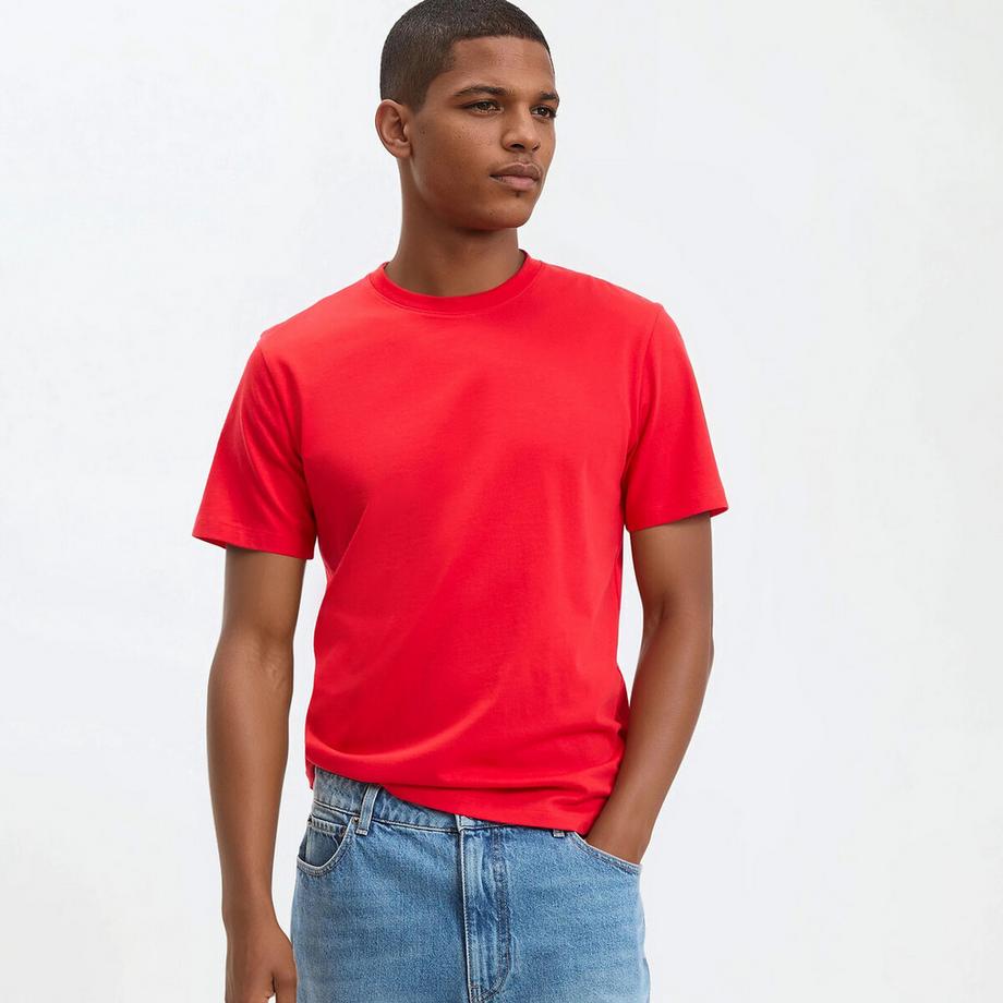 T-shirt col rond manches courtes