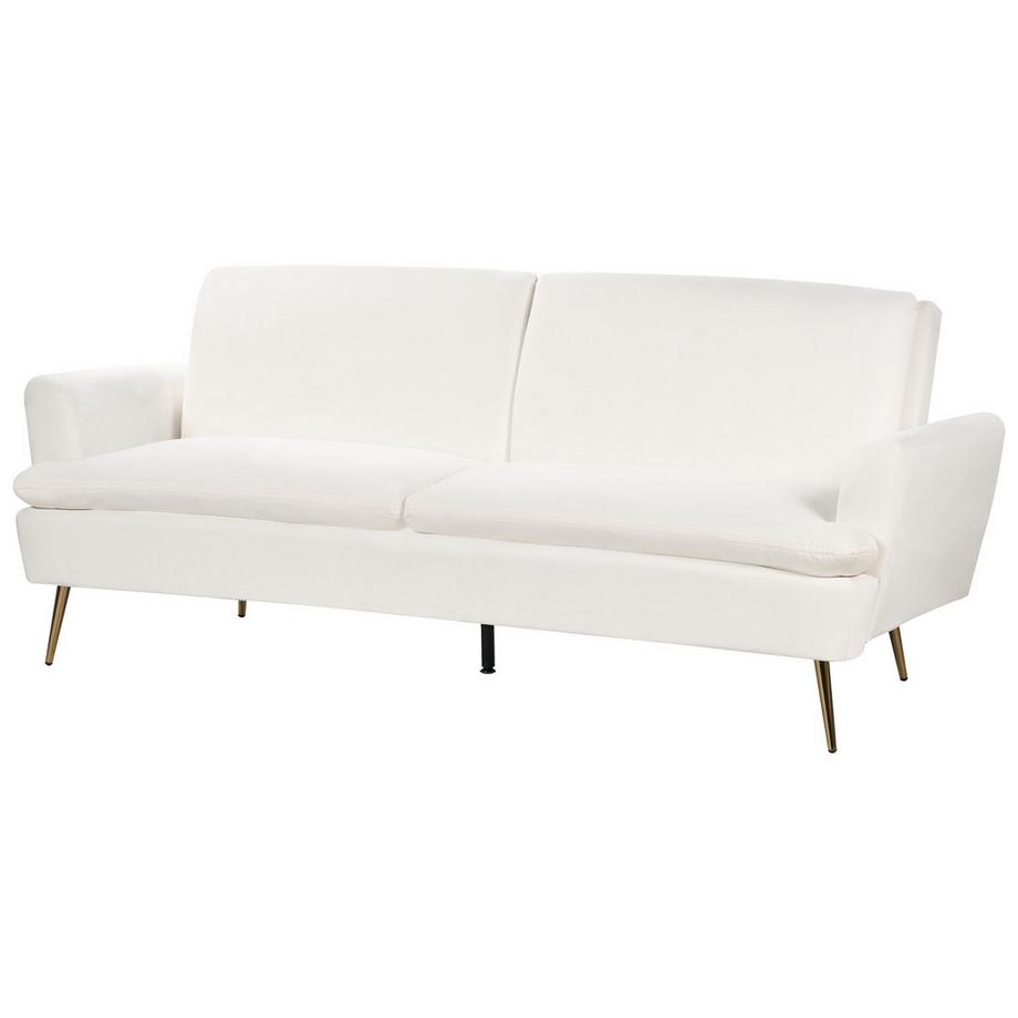 Beliani Canapé-lit en Velours Glamour VETTRE  