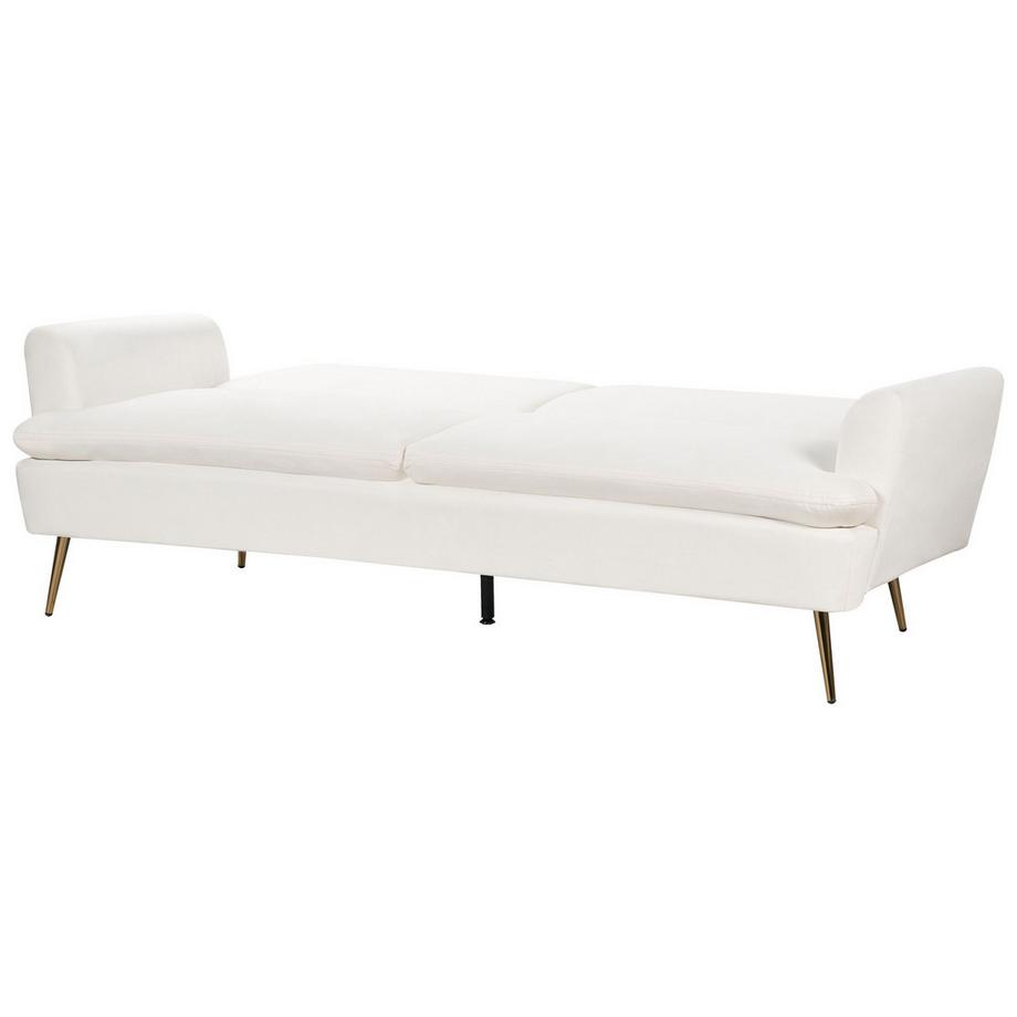 Beliani Canapé-lit en Velours Glamour VETTRE  