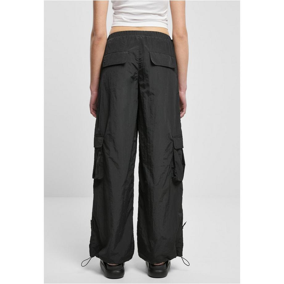 URBAN CLASSICS Cargo Nylon Pantaloni Larghi Increspati  