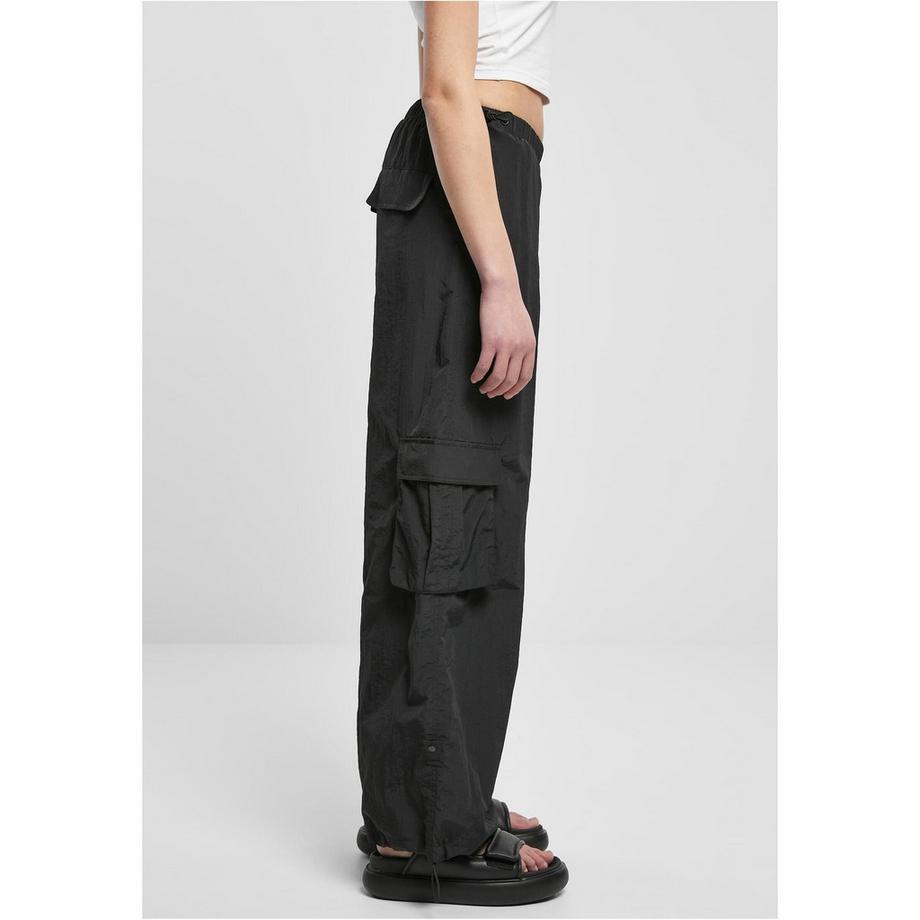 URBAN CLASSICS Cargo Nylon Pantaloni Larghi Increspati  