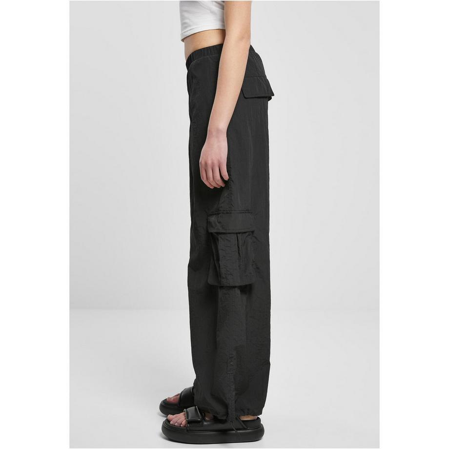 URBAN CLASSICS Cargo Nylon Pantaloni Larghi Increspati  