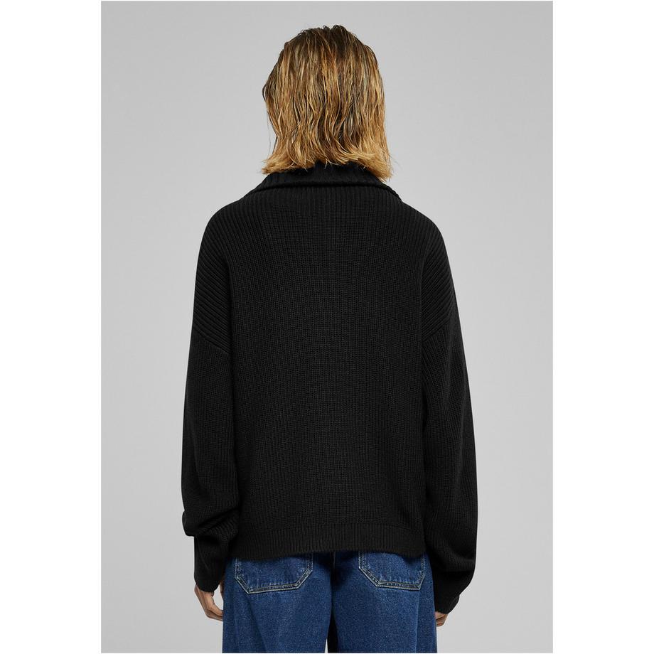 URBAN CLASSICS Strickjacke mit Reissverschluss  