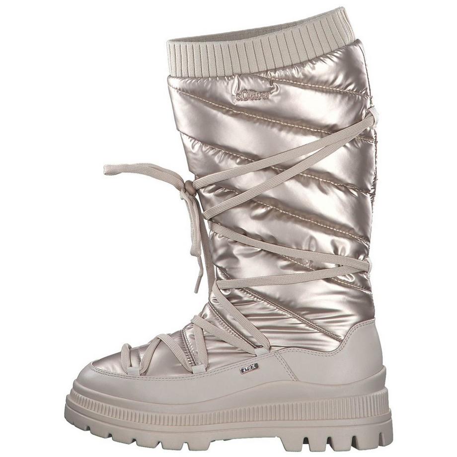 s. Oliver Gesteppte Schnürstiefel  