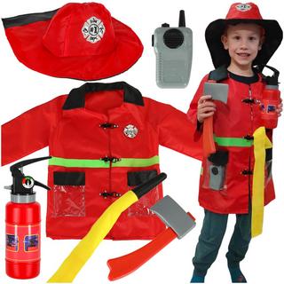 Pricenet  Costume di carnevale walkie-talkie da pompiere 3-8 anni 