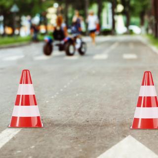 B2X  Pylone, 14 Stück, orange 