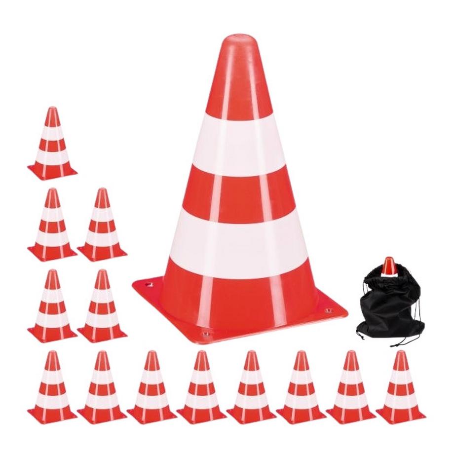 B2X  Pylone, 14 Stück, orange 