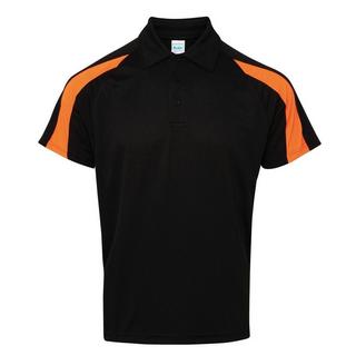 AWDis Kurzarm Polo Shirt mit Kontrast Panel  