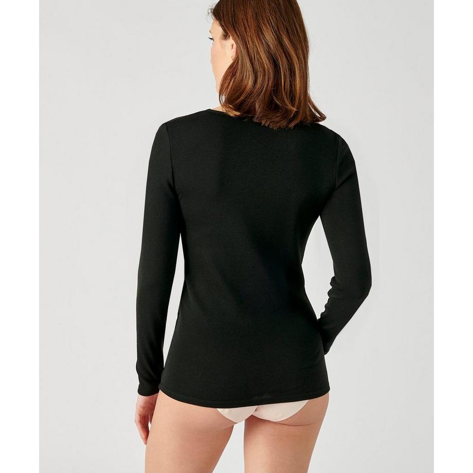 Damart Tee-shirt Manches Longues Guipure Chaleur Medium 3  