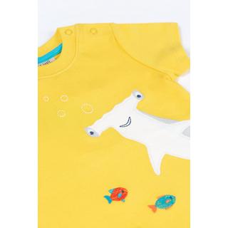 frugi  Kleinkinder T-Shirt Dandelion/Shark 