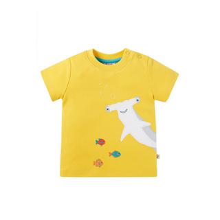 frugi  Kleinkinder T-Shirt Dandelion/Shark 