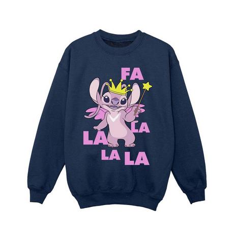 Disney  Angel Fa La La Sweatshirt 