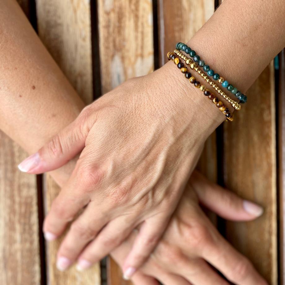 Balibay  Baya armband 3er Kombination mit Edelsteinen 