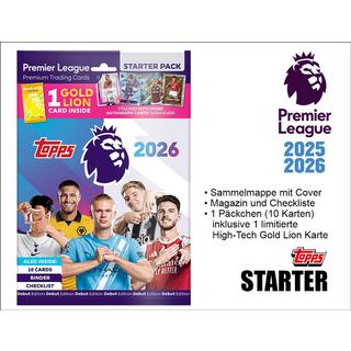 Topps  Starterset Premier League Trading Cards 2025/2026 – STARTER 