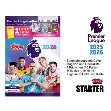 Coffret de démarrage Cartes à collectionner Premier League 2025/2026 – STARTER