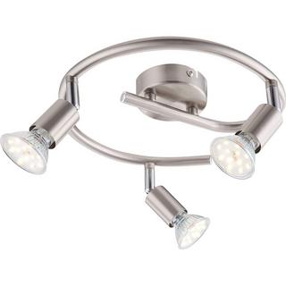 mutoni Plafonnier nickel mat 3xGU10 LED  