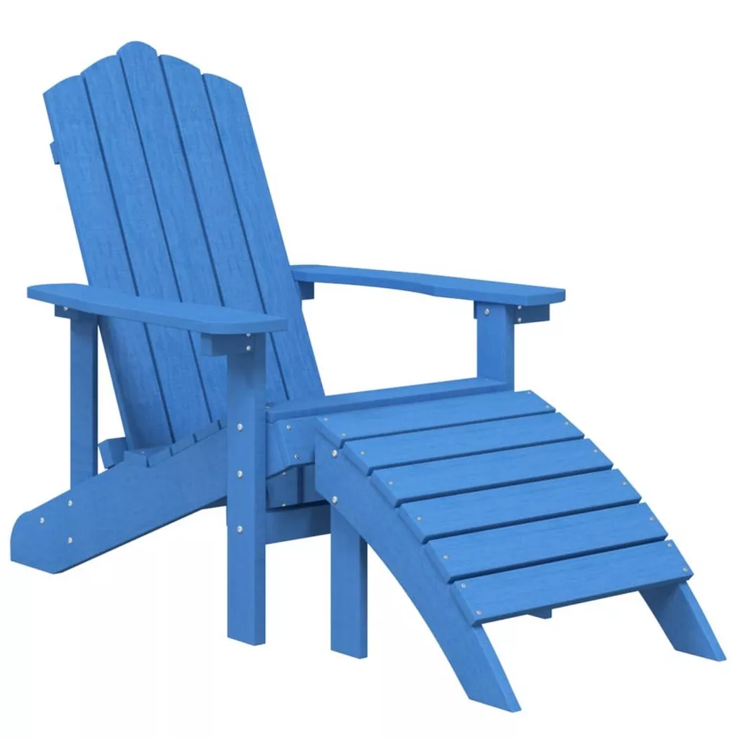 VidaXL - Gartenstuhl polyethylen, One Size, Blau
