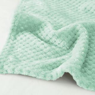 Alopini Coperta in pile super morbida e calda con motivo a nido d'ape  