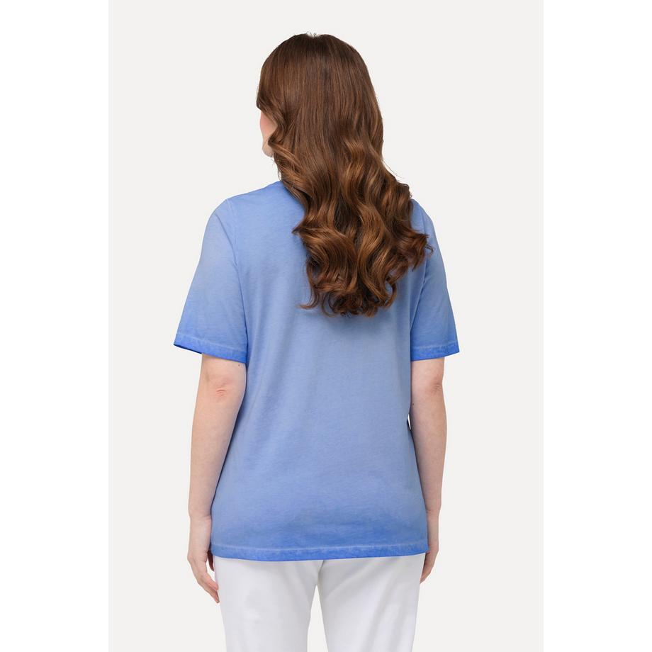 Ulla Popken Trachtenherz Classic Col V Manches Courtes T-Shirt  