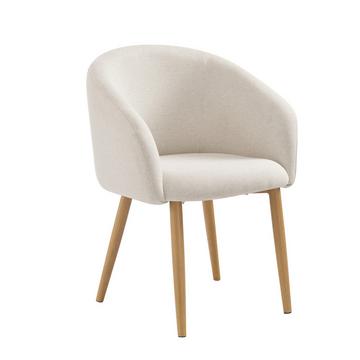 Chaise avec accoudoirs Momentum beige (lot de 2)