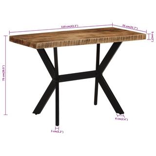 VidaXL Table à manger bois  