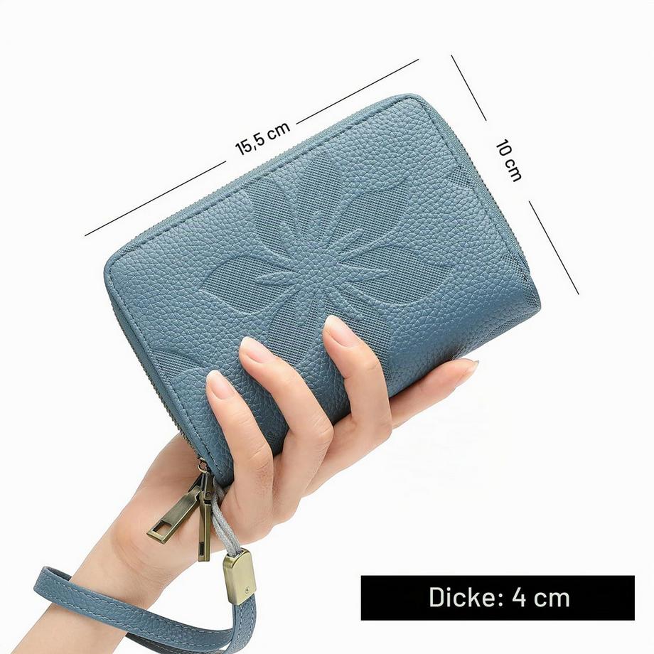Only-bags.store Geldbörse  Leder Mittelgroß  mit RFID Schutz  