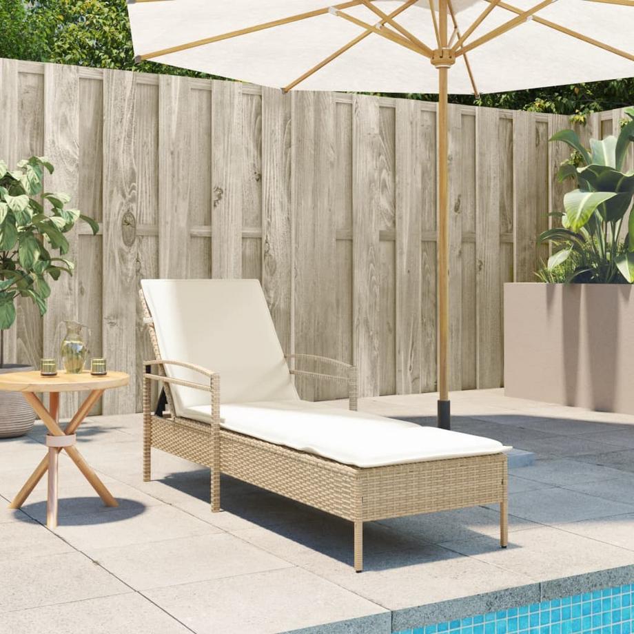 VidaXL Sonnenliege poly-rattan  