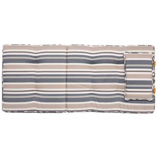 Beliani Lot de 8 coussins de jardin en Polyester Traditionnel MAUI  