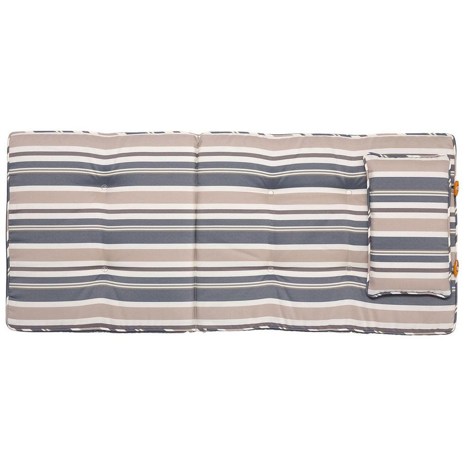 Beliani Sitzauflagen 8er Set aus Polyester Klassisch MAUI  