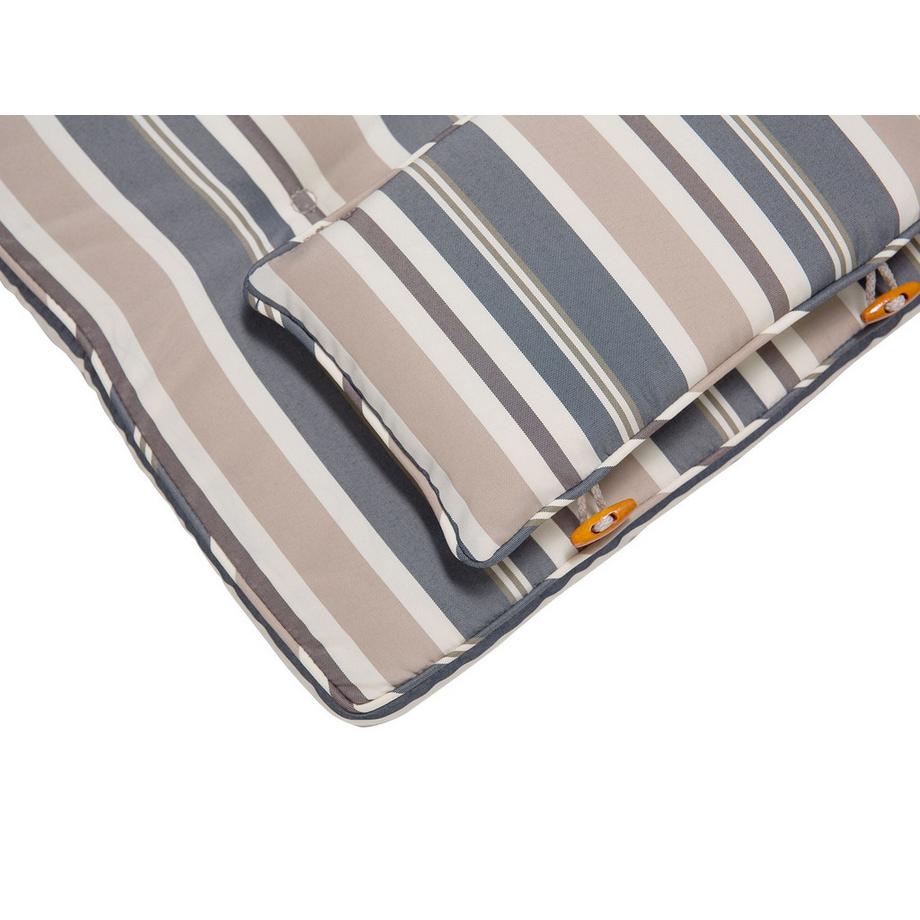 Beliani Sitzauflagen 8er Set aus Polyester Klassisch MAUI  