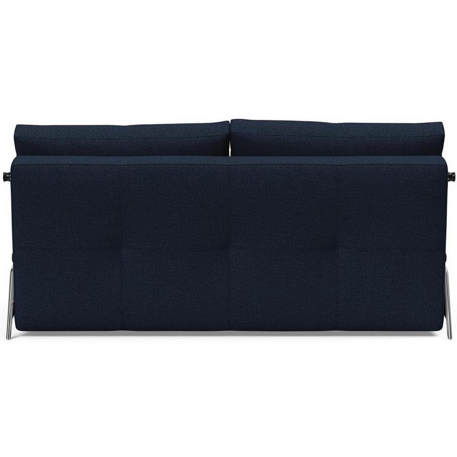 mutoni Canapé-lit Cubed 160 Aluminium - Mixed Dance Blue  