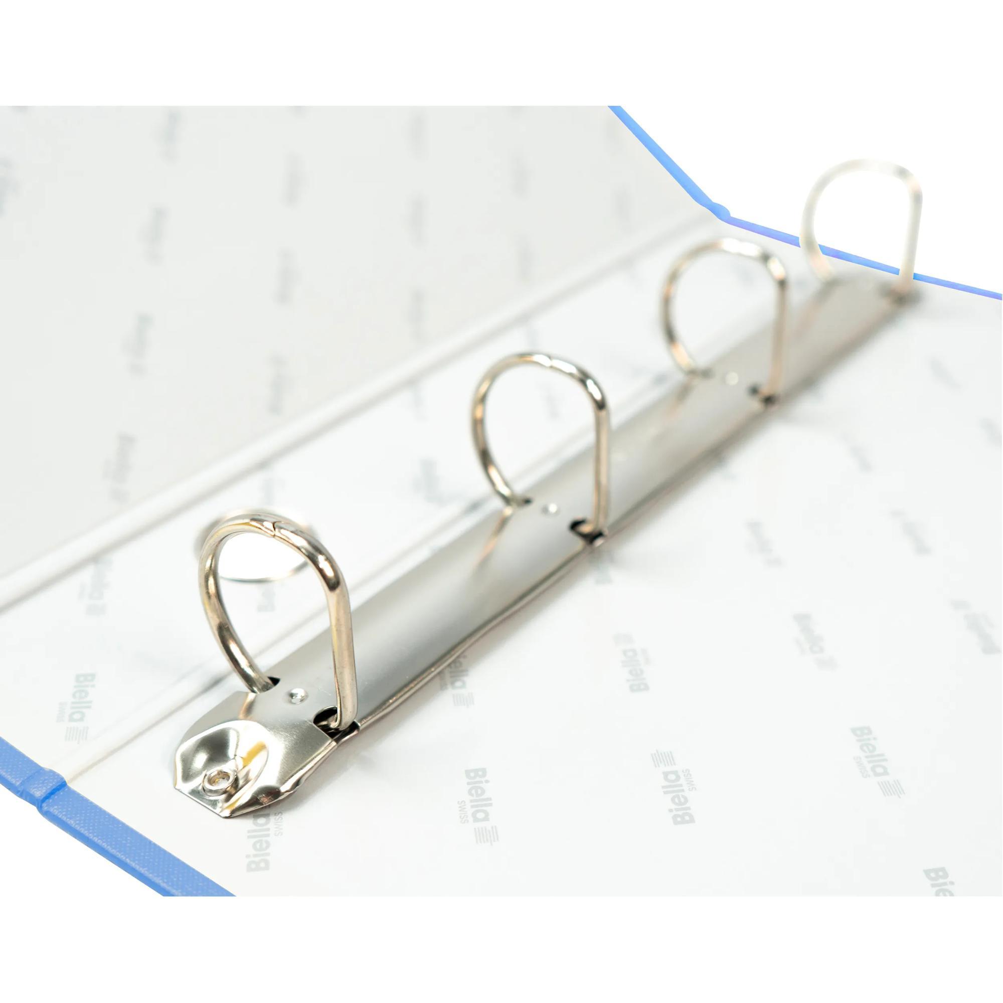 Biella BIELLA Zeigebuch Dinor-Quatro 4cm 126444.05 blau, 4-Ring A4  