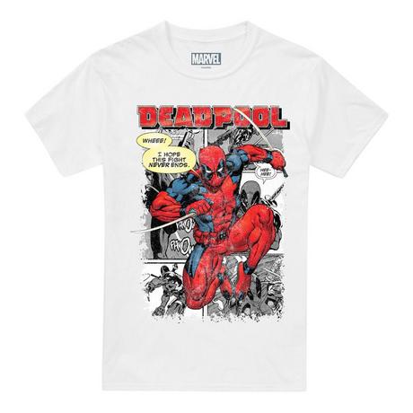 Deadpool Comic Print Regular Fit T-Shirt  