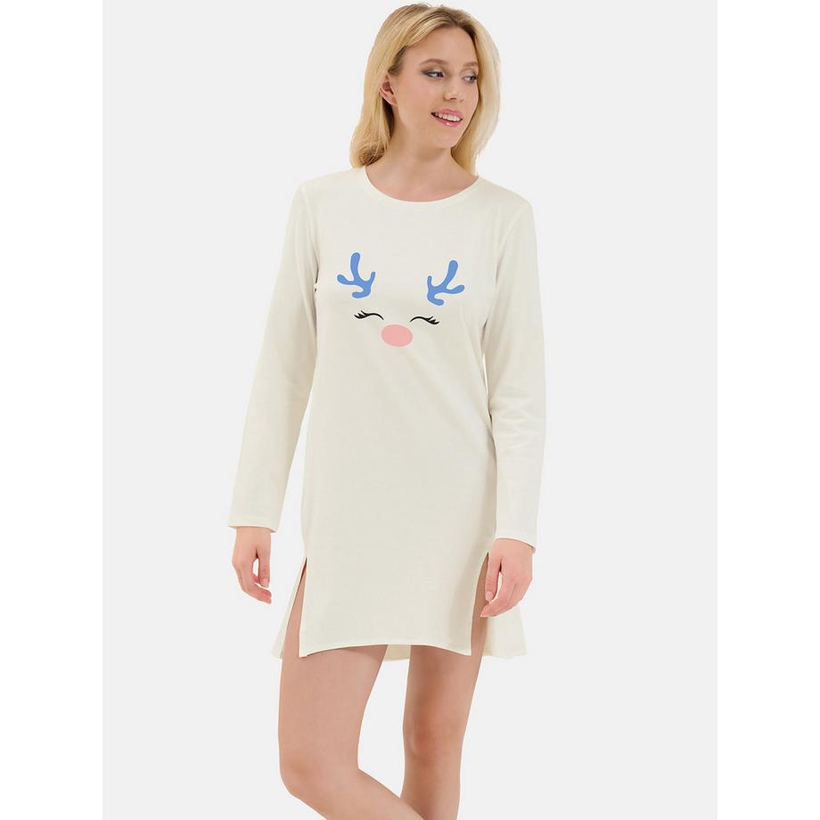 Chemise de nuit manches longues Holiday