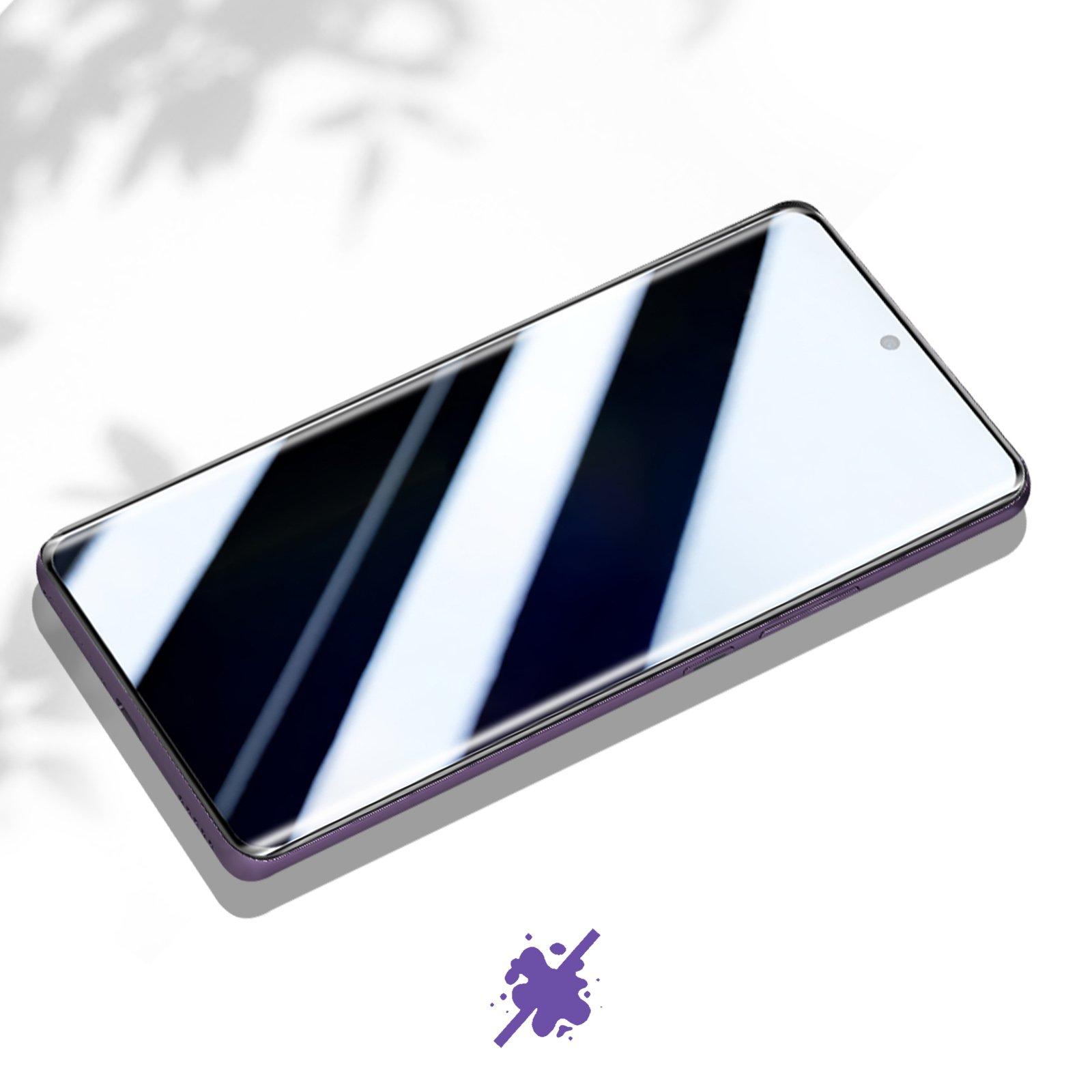 Avizar  Verre Trempé Oppo Reno 10 et 10 Pro Noir 