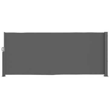 Auvent latéral extensible opaque avec support mural, revêtement, auvent mural latéral, auvent mural, protection contre le vent, 300 x 140 cm, auvent pour balcon, terrasse, jardin, gris foncé Aosom