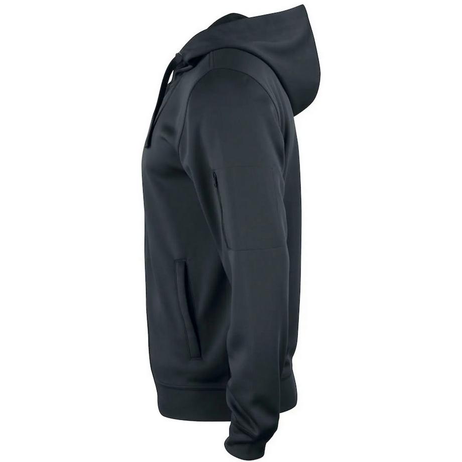 Clique Basic Active Felpa Con Cappuccio E Zip Intera  