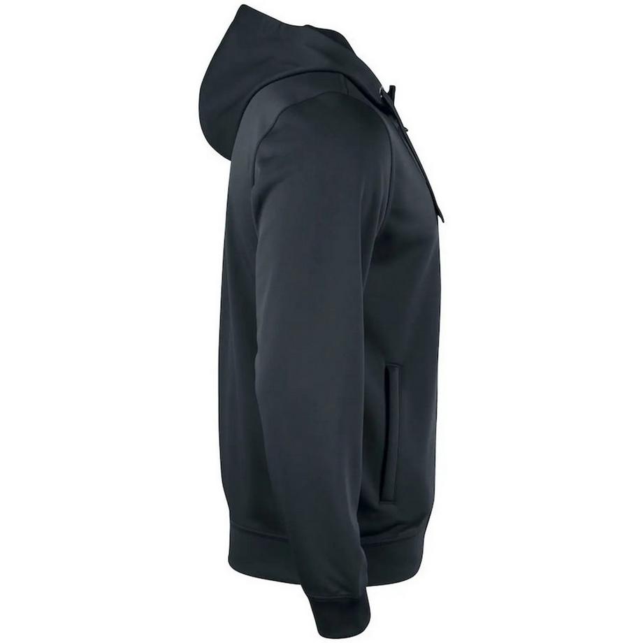 Clique Basic Active Felpa Con Cappuccio E Zip Intera  