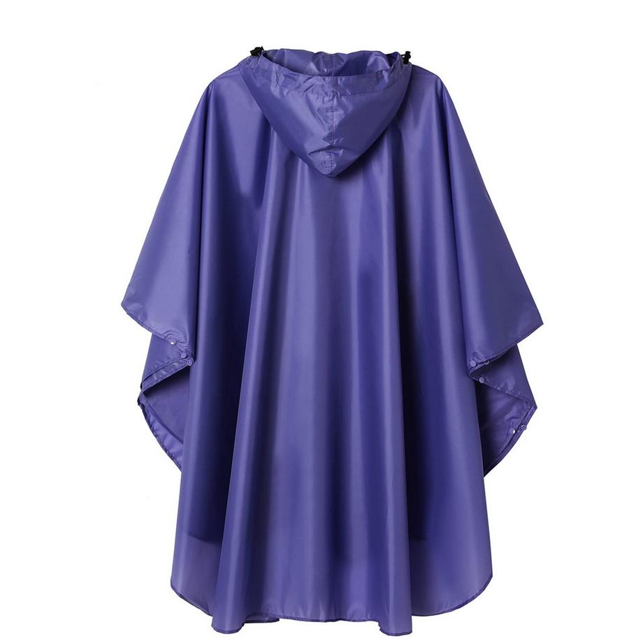 Alopini Mantella Antipioggia con Cappuccio Cerniera Riutilizzabile  