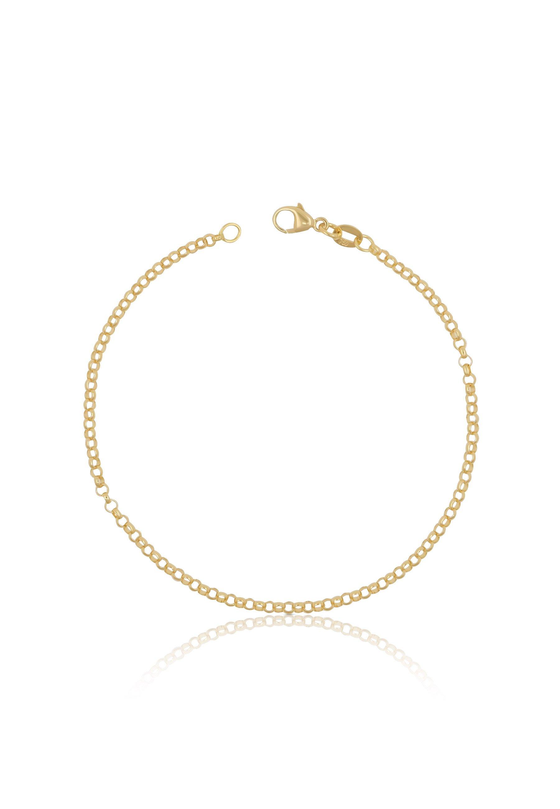 MUAU Schmuck  Bracelet Erbs Gelbgold 750, 19cm, 2.4mm 