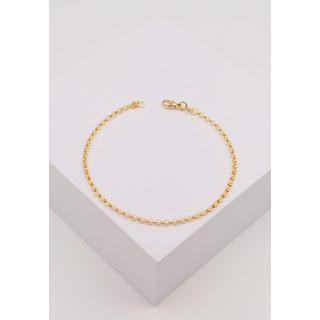 MUAU Schmuck  Bracelet Erbs Gelbgold 750, 19cm, 2.4mm 