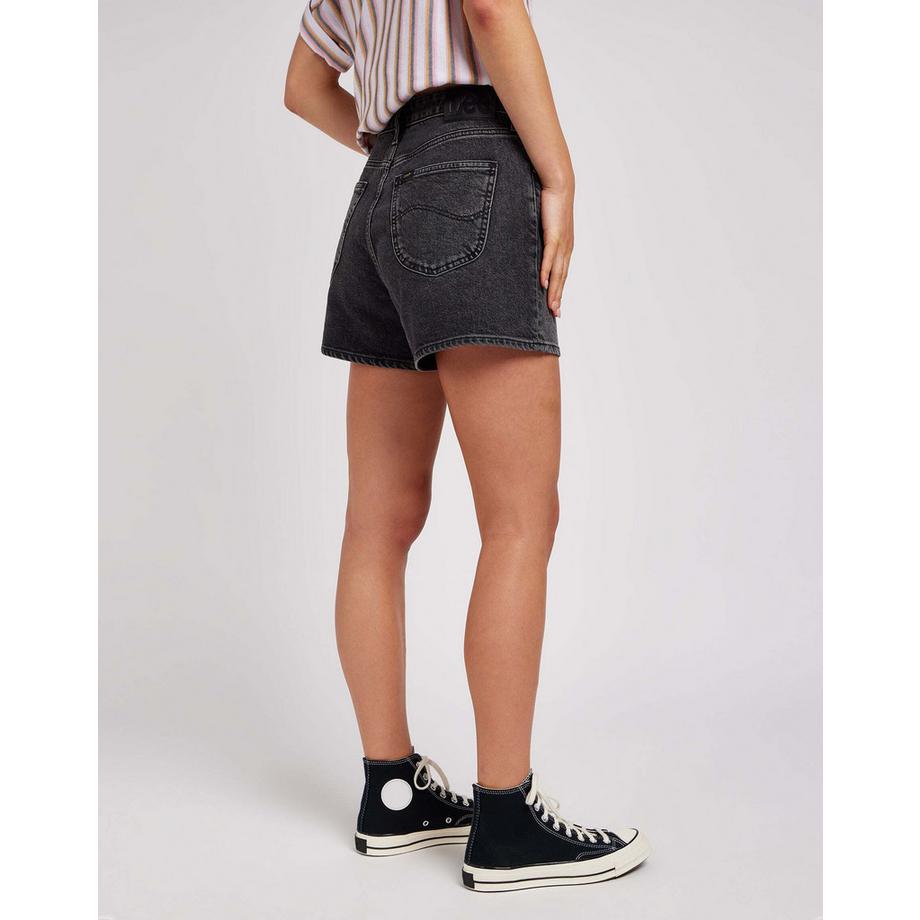 Lee Carol High Rise Regular Fit Denim Shorts  