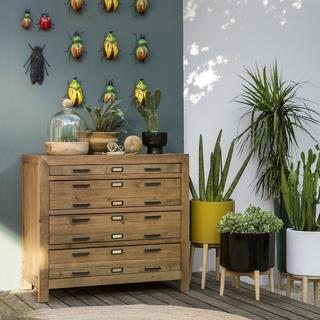 AM.PM Übertopf Florian mit Ständer aus Hevea  