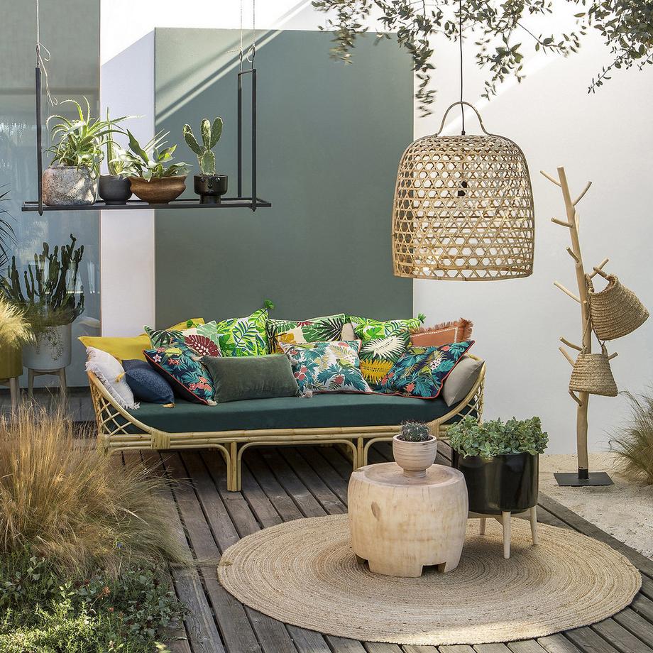 AM.PM Cache-pot sur pied en hévéa H70cm  